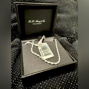 Rope Link 22" Chain Necklace in Sterling Silver by Giani Bernini